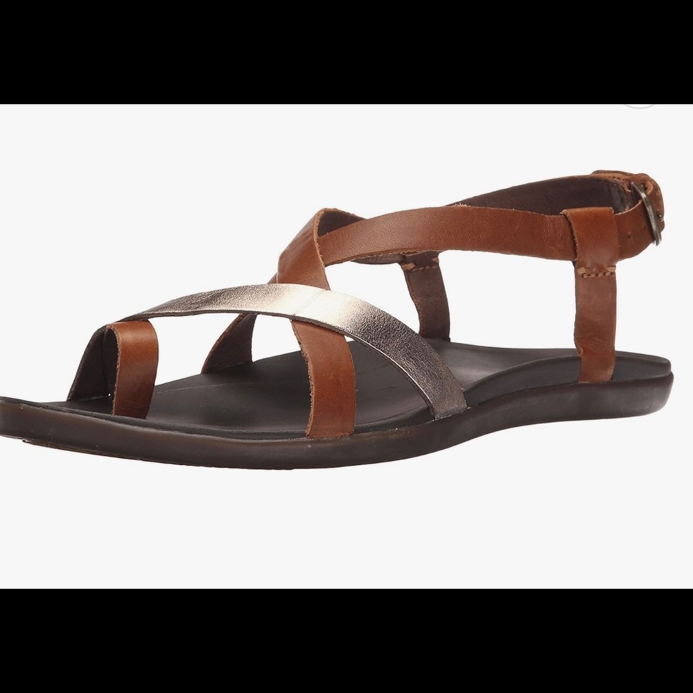 OluKai 'UPENA Sandals Mustard/Bubbly SZ 9